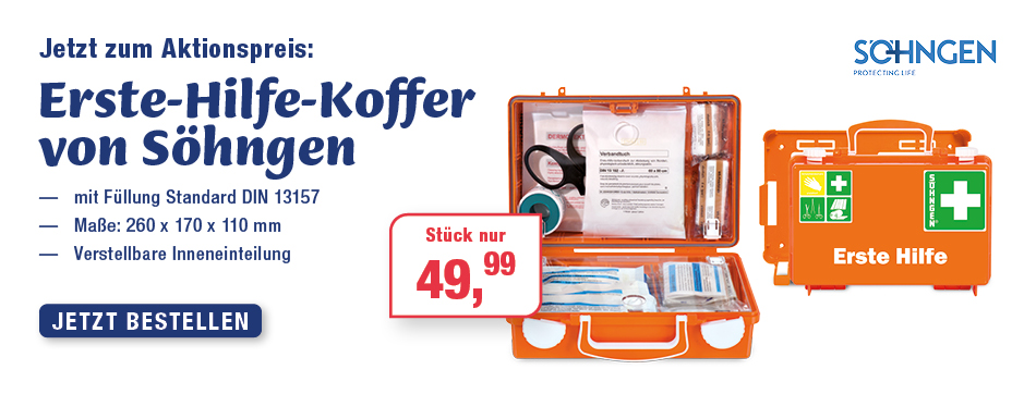 Erste - Hilfe Koffer Quick CD, DIN 13157