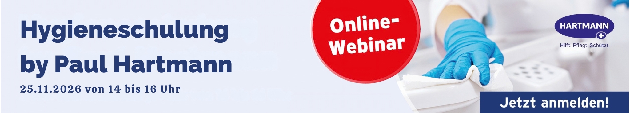 hartmann, webinar, desinfektion und hygiene, schulung, hygieneschulung, arztpraxis, hygieneplan