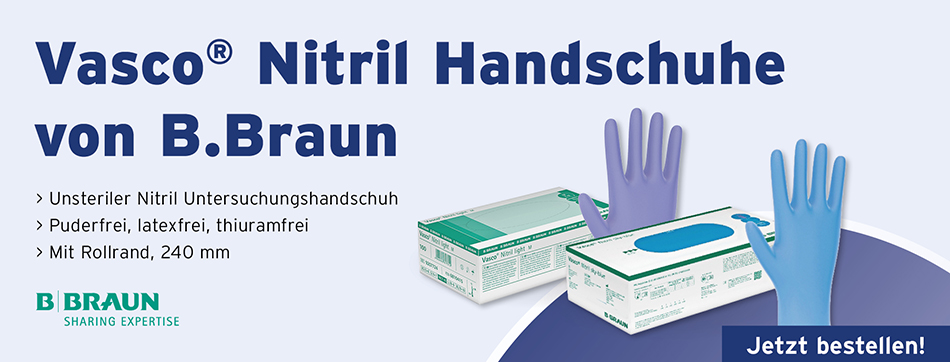 vasco nitril ligt vasco nitril sky blue puderfrei unsteril, braun
