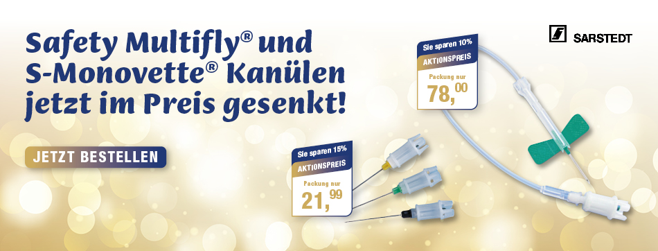 MediQuick | safety multifly, s monovetten kanuelen, sarstedt, bis zu 15%