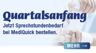 MediQuick | Quartalsanfang Sprechstundenbedarf