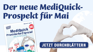 Der neue MediQuick - Prospekt für Mai