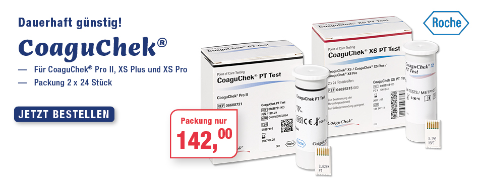 Für CoaguChek® Pro II, XS Plus und XS Pro; Packung 2x24 Stueck