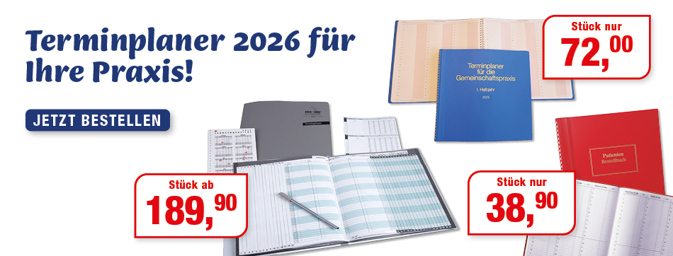 Terminplaner, Terminplaner für Gemeinschaftspraxen, Patientenbestellbuch