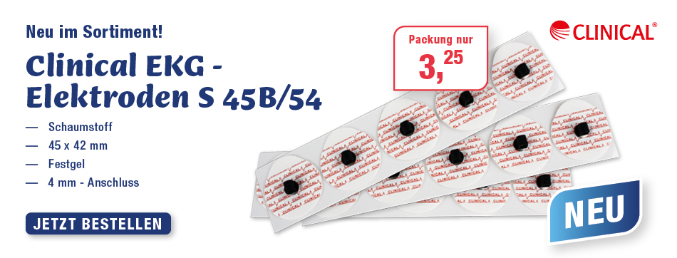 Schaumstoff, 45 x 42 mm, Festgel, 4 mm - Anschluss, ekg elektroden, diagramm halbach