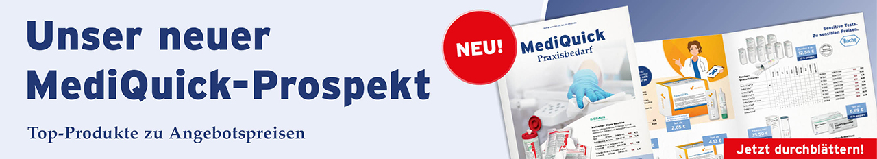 mailing, prospekt, angebote, mediquick, sparen