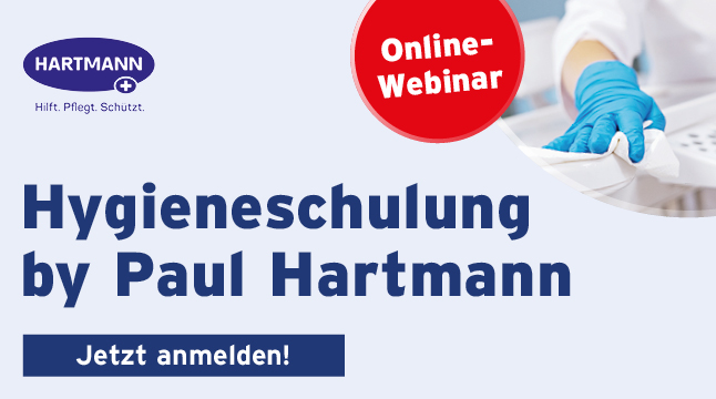 Hygienewebinar Online powered by Paul Hartmann 24.06.2026 und 25.06.2026