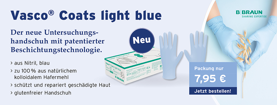 COATS® – der neue Untersuchungshandschuh mit patentierter Beschichtungstechnologie, aus Nitril, zu 100 % aus natürlichem kolloidalem Hafermehl, KLINISCH GEPRÜFT, die Haut zu schützen und geschädigte Haut zu reparieren. Zertifiziert glutenfreier Handschuh - sicher für Menschen mit Zöliakie oder Glutenunverträglichkeit