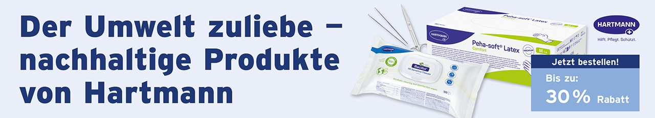 nachhhaltige Produkte Hartmann, green wipes, umwelt