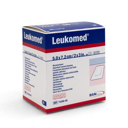 Leukomed 7,2x5cm, 50St