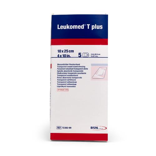 LEUKOMED T plus transp. Wundverband 5St 10x25cm