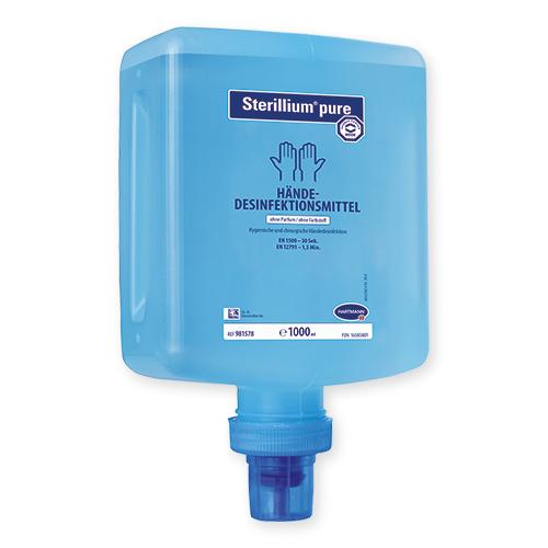 Sterillium pure CleanSafe Händedesinfektion, 1 Liter Flasche