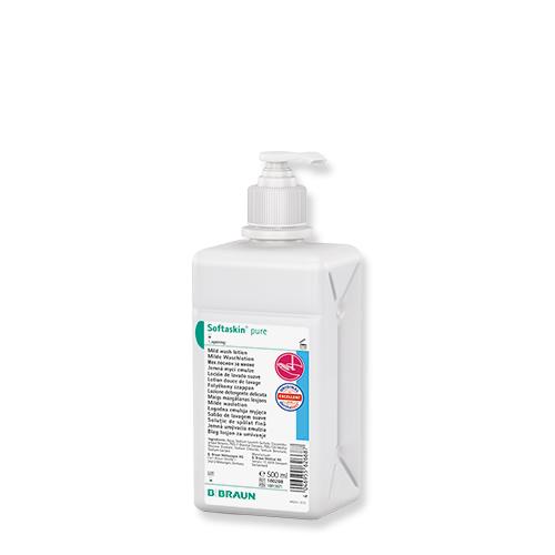 Softaskin pure Faltflasche 500 ml mit Dosierpumpe