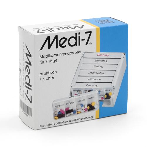 Medikamentendosierer Medi 7 weiß, 1St