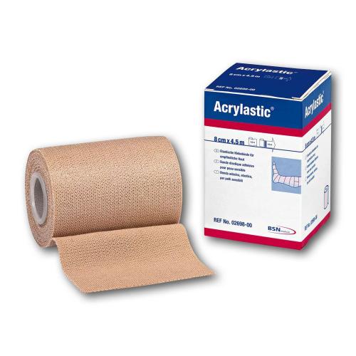 Acrylastic Klebebinde 2,5mx8cm, 12St