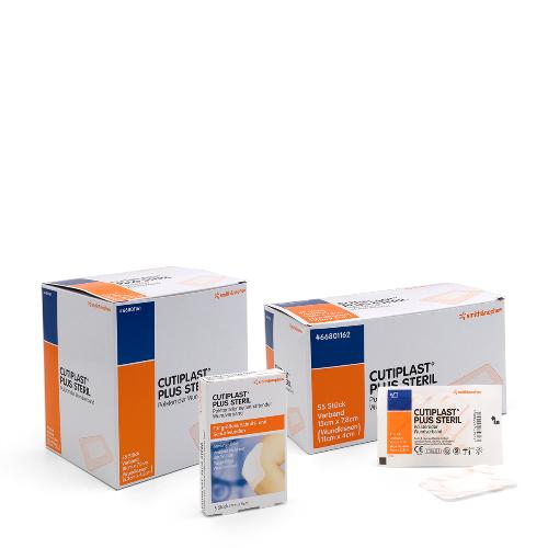 Cutiplast Plus steril 19,8x10cm, 55St