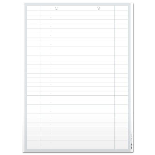 Einlegeblätter liniert weiß, 500St