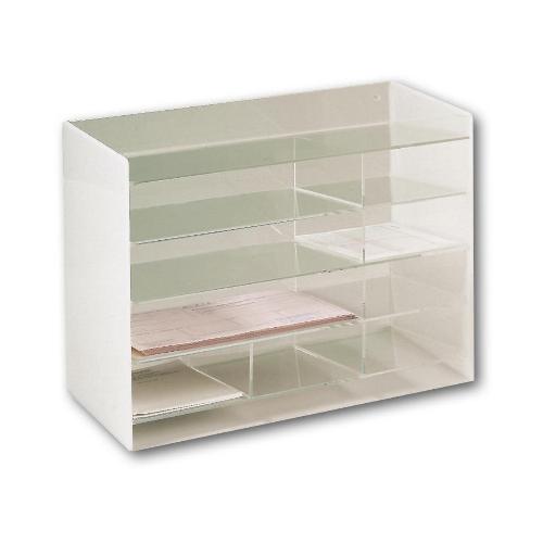 Formularständer 35x26x16cm weiß/transparent, 1St