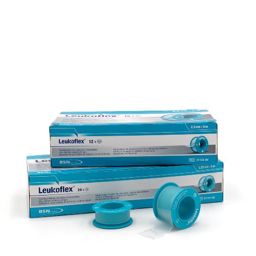 Leukoflex Fixierpflaster 5mx1,25cm, 1St Leukoflex Fixierpflaster 5mx1,25cm, 1St
