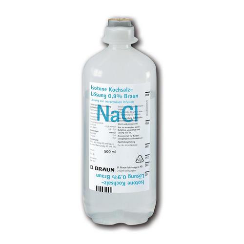 Isotone Kochsalzlösung NaCl 0,9% Ecoflac® plusPlastikflasche 10x500ml