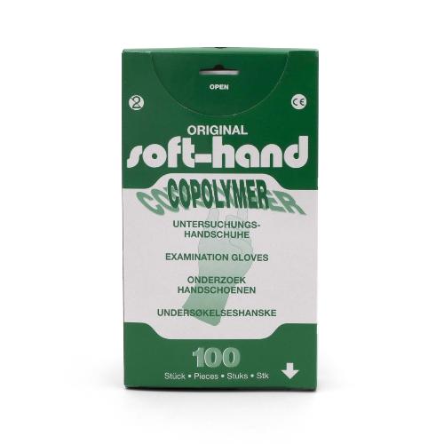 Soft-hand Copolymer Handschuh Gr.L, 100St