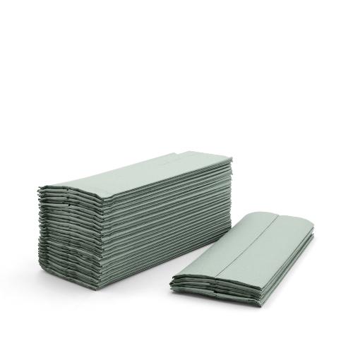 Einmal-Handtuch grün, 1-lagig, 25x50cm, Lagenfalz, 2400 St. Einmal-Handtuch grün, 1-lagig, 25x50cm, Lagenfalz, 2400 St.