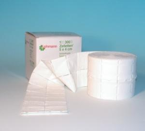 Zelletten Zellstofftupfer 5x4cm, 300St