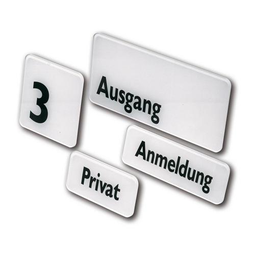 Türschild Rundeck 21x7cm, Behandlung 2, 1St