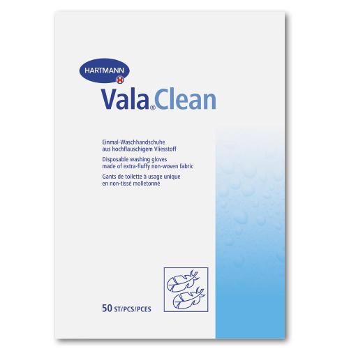ValaClean normal Einmal-Waschhandschuhe 50St