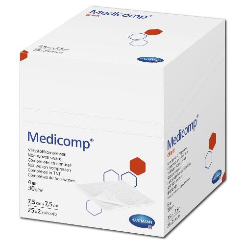 Medicomp unsteril 5x5cm, 100St