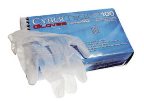 CyberGlove Vinyl Handschuhe pf Gr. S, 100St