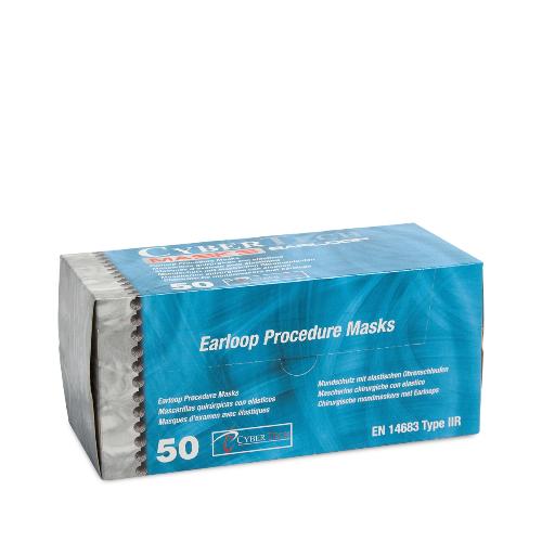 Mundschutz mit Ohrgummi, Cybertech, pink, 50St