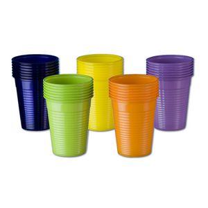 Mundspülbecher 200 ml farblich sortiert 3.000St.