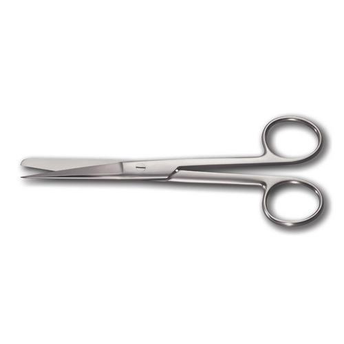 Chir.Schere Standard, spitz/stumpf gebogen, Blue Line, schlankes Modell, 14,5 cm