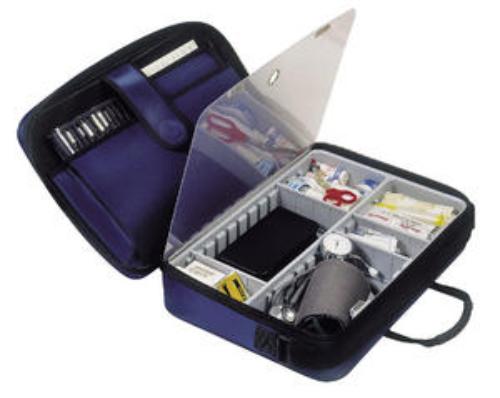 Arztkoffer Medicare L46xB12xH33cm blau, 1St Arztkoffer Medicare L46xB12xH33cm blau, 1St