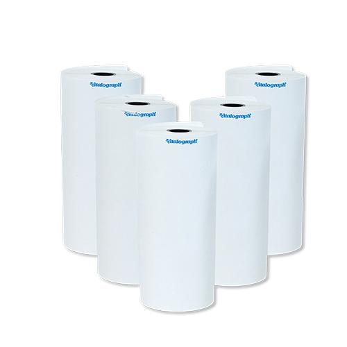 Spirometer-Papier, Vitalograph Alpha I/Alpha II/Alpha III, 110 mm x 30 m, 1 Stück