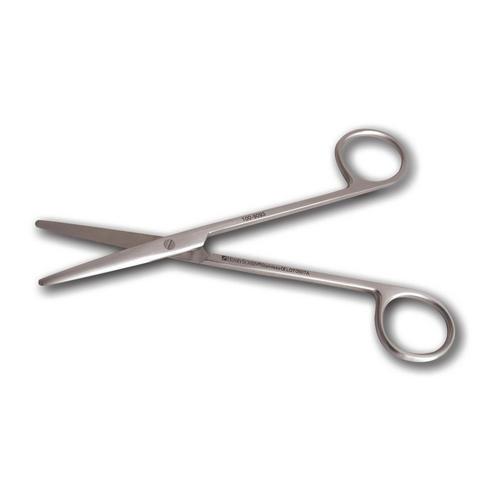 Präparierschere Metzenbaum, gebogen, Blue Line, 14,5 cm