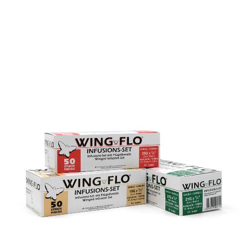 Wing-Flo® 20G 0,9x19mm gelb 50Stk