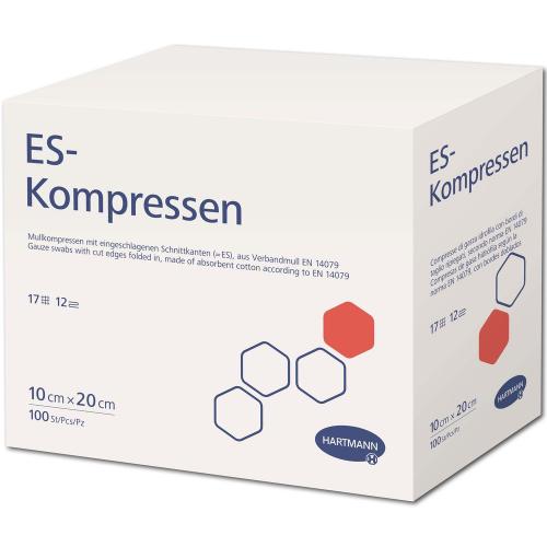 ES Kompresse,steril 7,5x7,5 8F/5x2 Stück