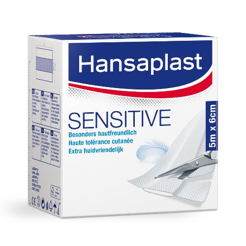 Hansaplast Sensitiv, 5mx8cm, 1Stk