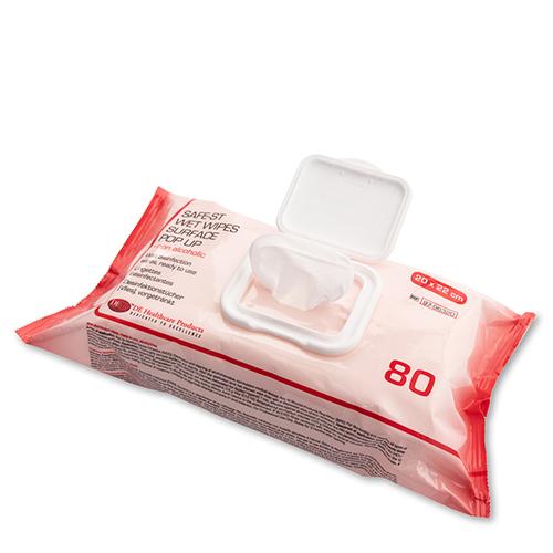 SAFE-ST PLUS Desinfektionstücher, alkoholfrei, 20x30cm, 80St