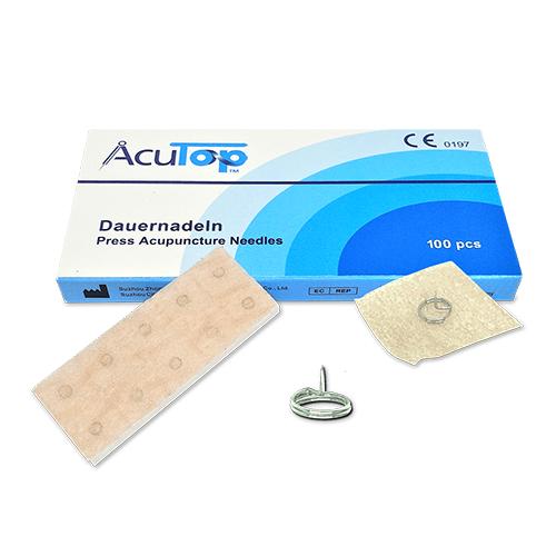 Acu Top Dauernadeln 0,20x1,4 mm Gold, 100 Stk