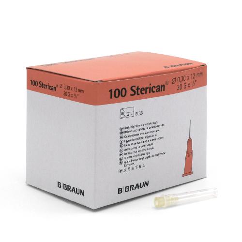 Sterican® Kanüle G30x½ 0,3x12mm gelb 100Stk