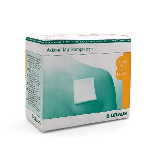 Askina Mullkompr. 12fach unsteril, 10x20cm, 100St Askina Mullkompr. 12fach unsteril, 10x20cm, 100St