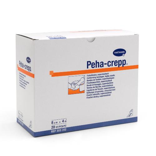 Peha-crepp Fixierbinden 4mx8cm, 20St Peha-crepp Fixierbinden 4mx8cm, 20St