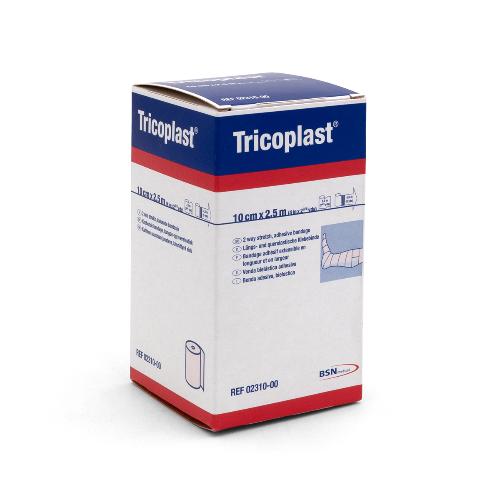 Tricoplast Klebebinde 2,5mx10cm, 1St Tricoplast Klebebinde 2,5mx10cm, 1St