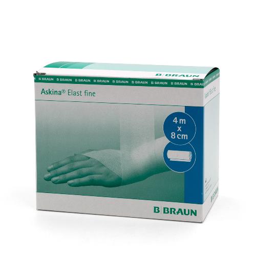 Askina Elast fine Mullbind. 4mx8cm 20St Askina Elast fine Mullbind. 4mx8cm 20St