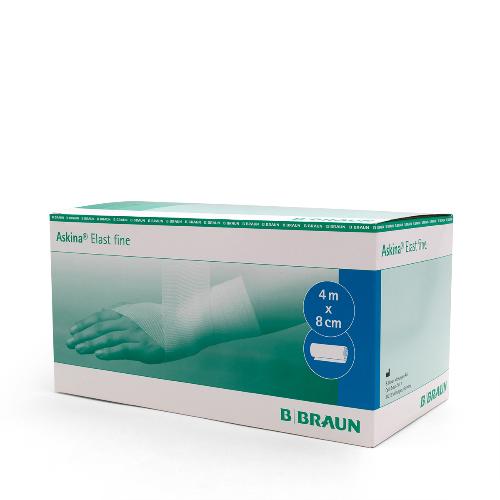 Askina Elast fine Mullbind. 4mx8cm 100St Askina Elast fine Mullbind. 4mx8cm 100St