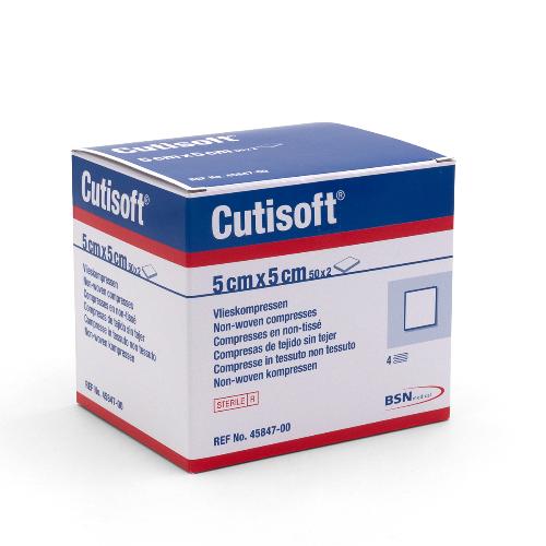 Cutisoft Kompressen steril 5x5cm, 100St