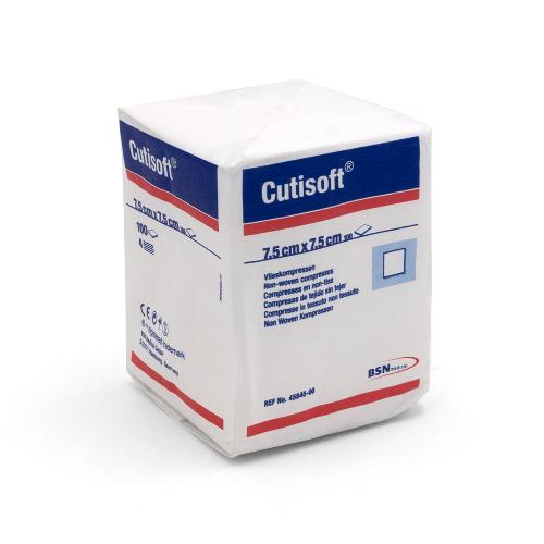 Cutisoft Kompressen unsteril 7,5x7,5cm, 100St Cutisoft Kompressen unsteril 7,5x7,5cm, 100St